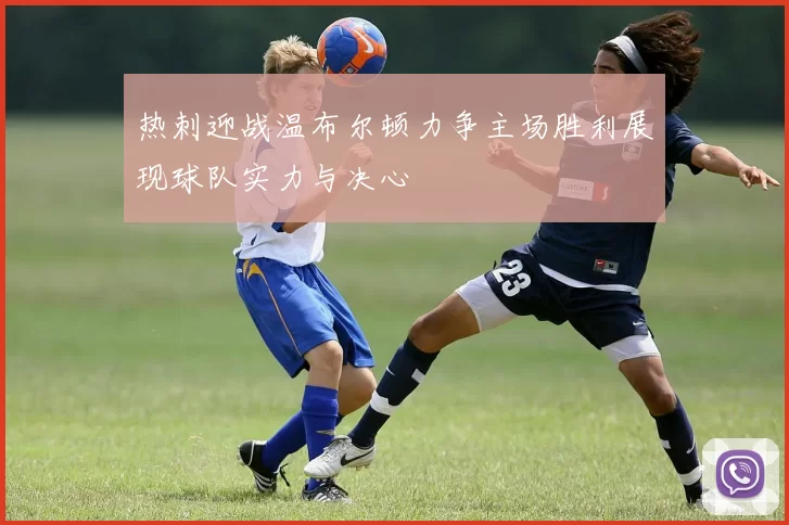 热刺迎战温布尔顿力争主场胜利展现球队实力与决心